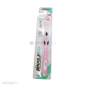 China wholesale tooth deep cleaning adult nylon toothbrush