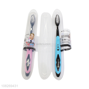 Good quality multicolor soft adult toothbrush for tooth care