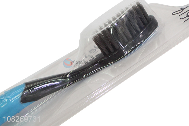 Most popular reusable nylon adult toothbrush for sale