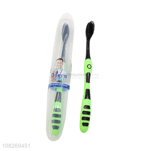 Good sale soft adult toothbrush for tooth deep cleaning