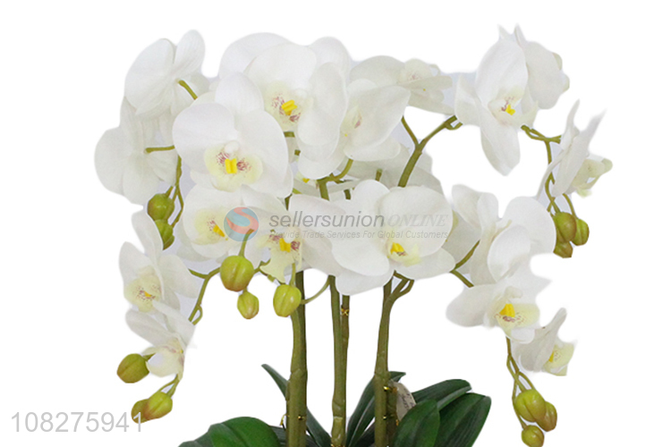 Wholesale faux plants artificial orchid flowers for indoor outdoor decor