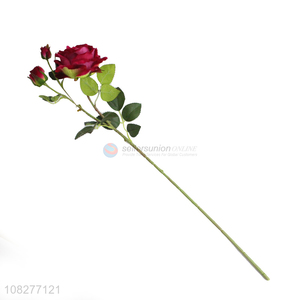 Factory price <em>wedding</em> <em>decoration</em> cloth artificial rose flower