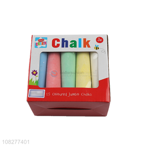 Popular Teacher Writing Tool 15 Colored Jumbo Chalks