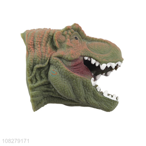 Good quality lifelike dinosaur animal hand puppets toy party favors
