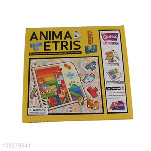 China factory children educational toys animal series tetris
