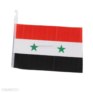 High quality Syrian flag car flag holding flag for sale