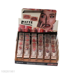 Wholesale silk waterproof matte moisturizing lipstick for women