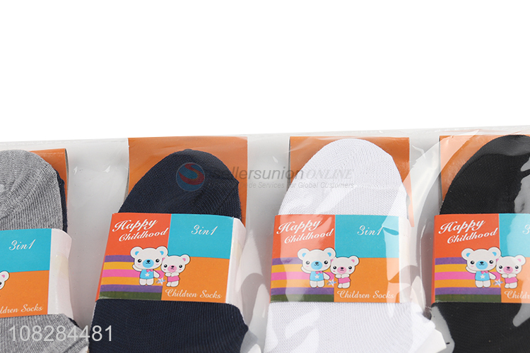 New arrival kids invisible socks low cut no show socks