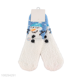 Custom Snowman Pattern Ankle Socks Fashion Short Socks