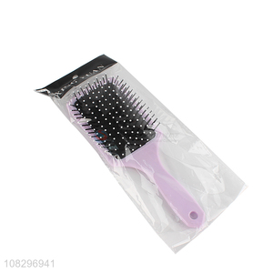 Factory price plastic air cushion massage hair comb for women