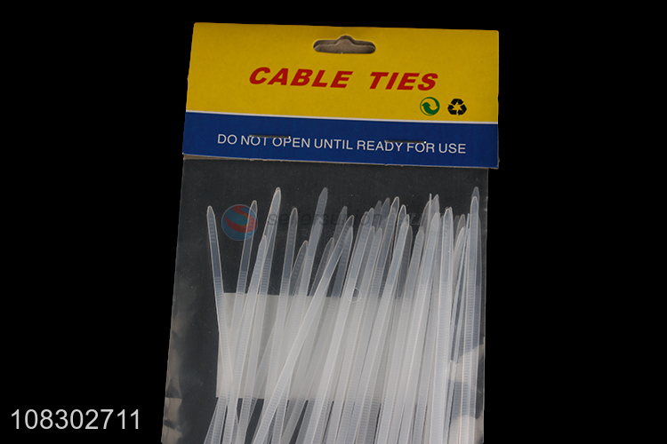 Factory price 50pcs 3*100mm multi-purpose nylon cable ties