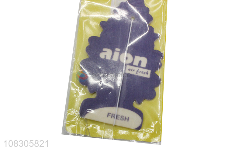 New style creative hanging paper card car air freshener for sale