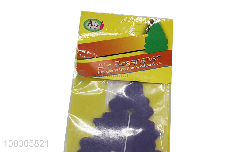 New style creative hanging paper card car air freshener for sale