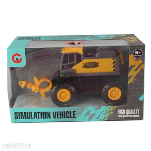 Cartoon Inertial Engineering Vehicle With Light And Music
