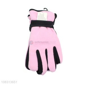 Factory price women winter gloves outdoor warm cycling gloves