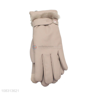 Wholesale women winter outdoor gloves touchscreen sports gloves