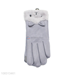Wholesale women winter outdoor gloves fashion touchscreen gloves