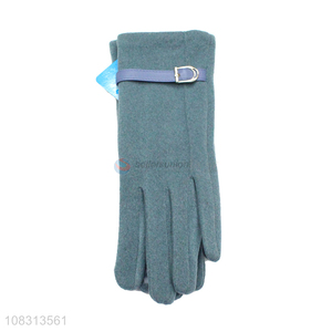 China supplier women winter warm touchscreen gloves for cycling
