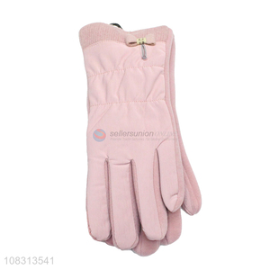 Hot sale women winter touchscreen motorcycle gloves for ladies