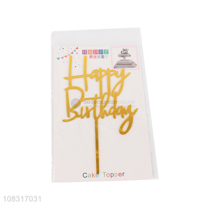 Online wholesale happy birthday cake decoration cake topper