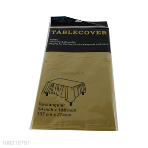 Good Price Plastic Tablecloth Household Waterproof Table cover