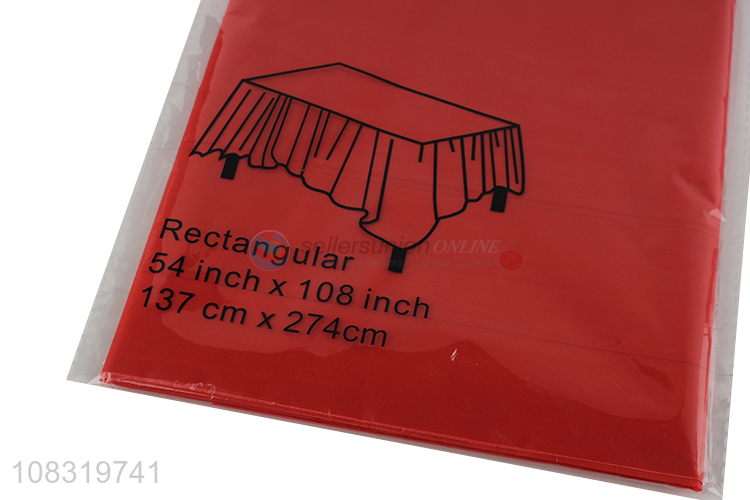 Wholesale Table Decoration Plastic Tablecloth With Good Price