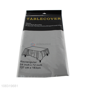 Hot Selling Table Decoration Table Cover Plastic Table cover