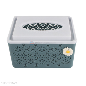Best quality delicate design household tissue box for sale