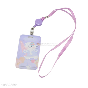 Hot Selling ID Card Work Card Holder With Neck Strap