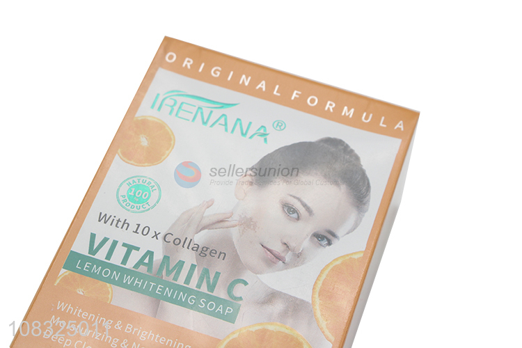 Good sale vitamin C fragrance soap portable facial soap