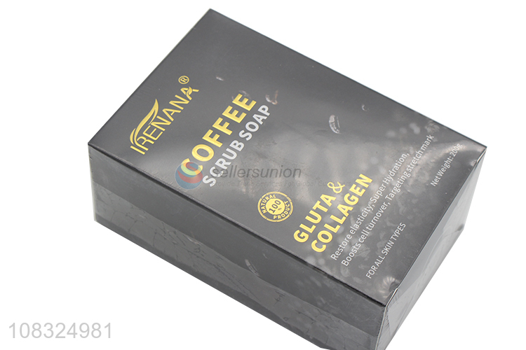 High quality creative coffee scrub soap facial soap