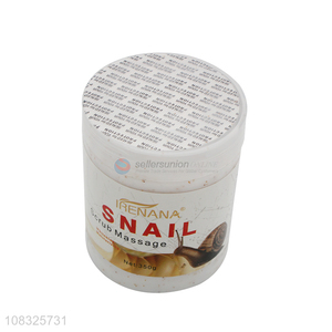China market scented scrub snail whitening scrub cream