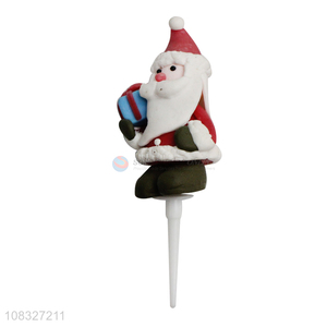 Popular Santa Claus Clay Doll Cake Topper Cupcake Decoration