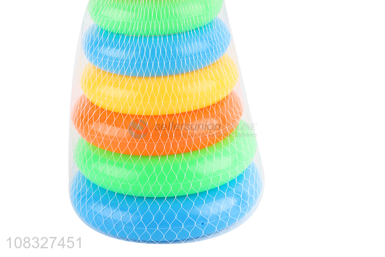 China products children educational toys rainbow tower toys