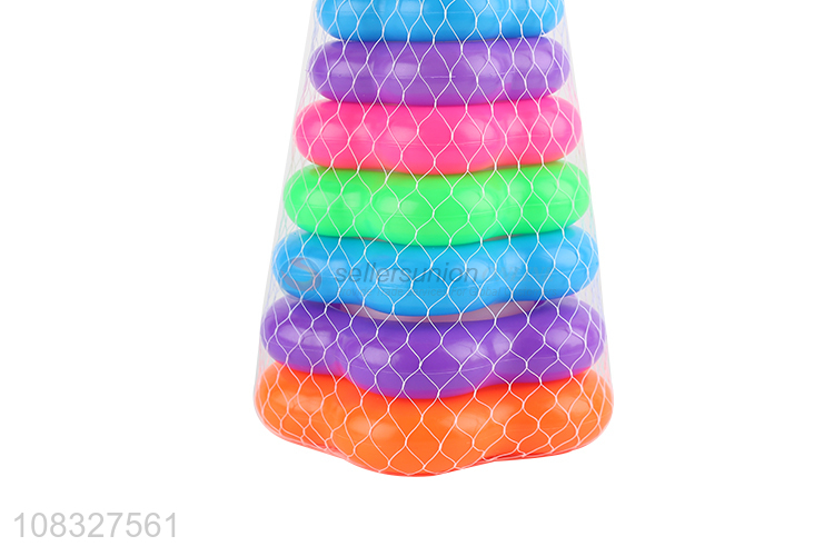 Top products colourful elephant rainbow tower stacking games