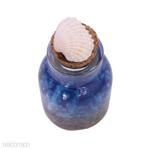 New arrival creative ocean glass bottle home decor crafts