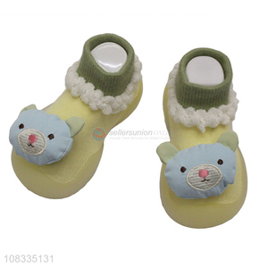 Online wholesale cartoon baby learning to walk socks shoes
