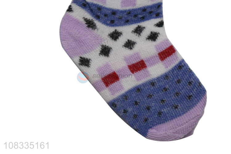 Top products colourful baby cotton socks with high quality