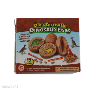 New arrival dig and discover dinosaur eggs fun archaeology toy