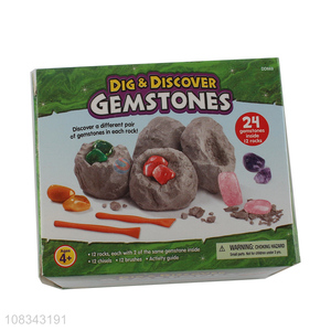 China imports fun gemstone dig kit gem excavation toy for kids