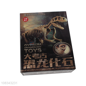 Best selling dinosaur skeleton dig kit educational archaeology toy