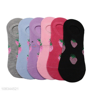 China wholesale fashion short socks ladies ship socks
