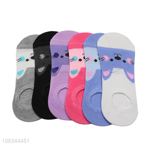 Factory wholesale cute ship socks short socks for ladies