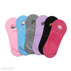 China market fashion short socks ladies boat socks
