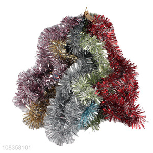 Most popular festival xmas tree hanging decorative tinsel for sale