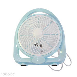 High quality small electric fan portable table fan with wall plug