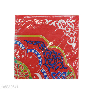 High quality food-grade soft paper napkins for party ornament