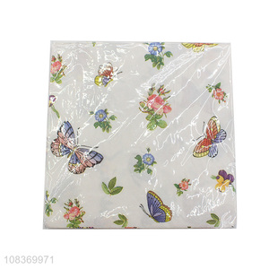 New arrival printed paper napkins soft tissue for sale