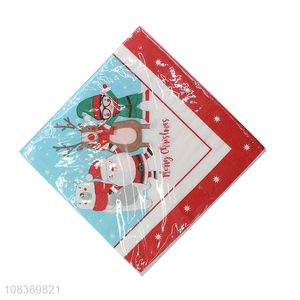 Best price Christmas party paper napkins restaurant tissue