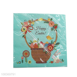 China wholesale party paper napkin facial tissue for Easter